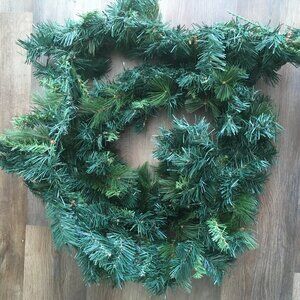 9 ft Christmas Garland Premium Faux Pine Greenery Farmhouse Decor Outdoor